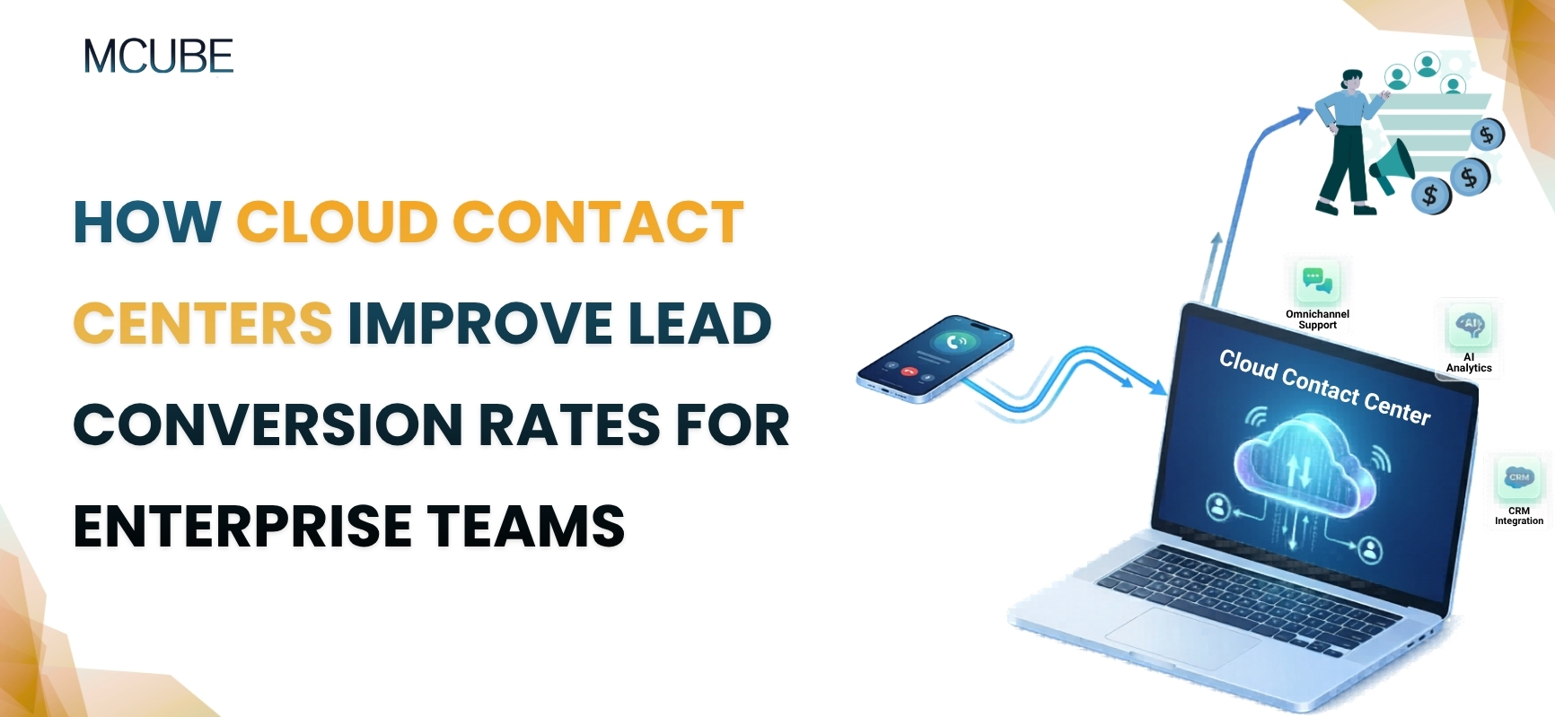 How Cloud Contact Centers Improve Lead Conversion Rates for Enterprise Teams
