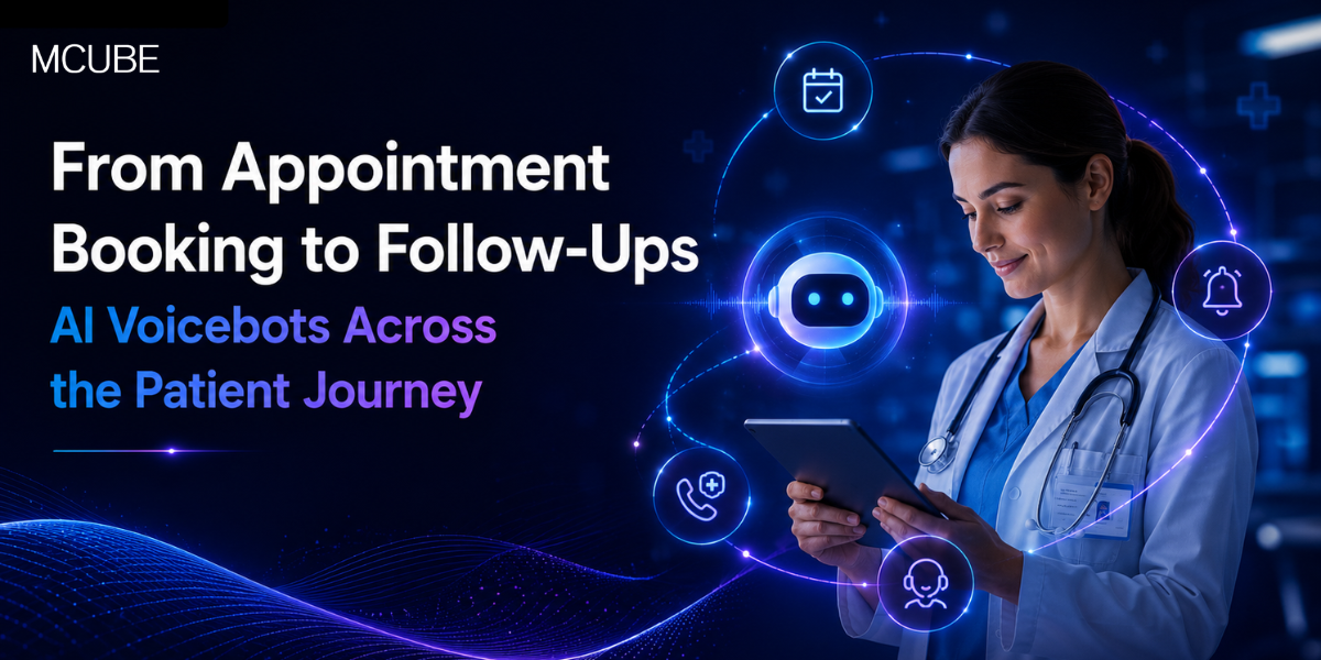 From Appointment Booking to Follow-Ups: AI Voicebots Across the Patient Journey